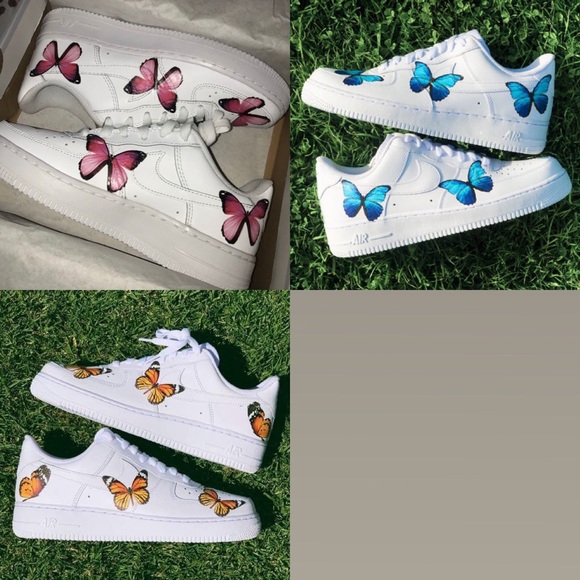 nike shoes butterfly